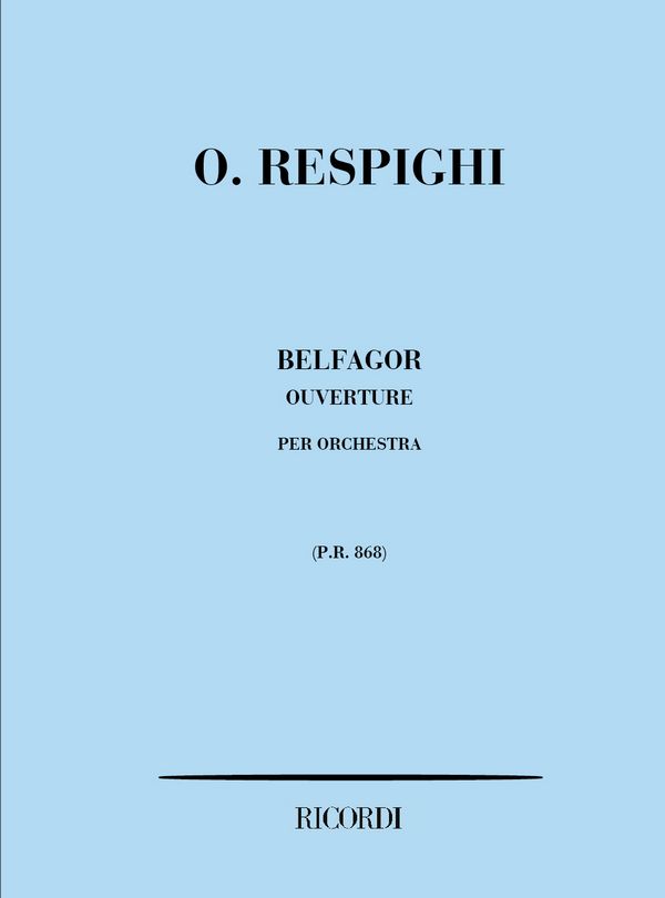Belfagor - Ouverture&nbsp;&nbsp;per orchestra&nbsp;&nbsp;partitura