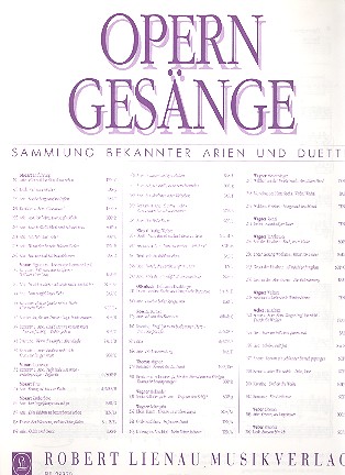 Leuchte heller Spiegel mir aus ( aus 'Hoffmanns Erzählungen')  für Gesang und Klavier  