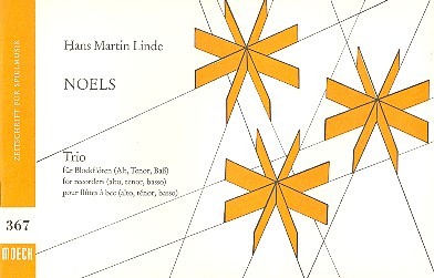 Noels, Trio nach französischen  Weihnachtsweisen für Blockflöten  