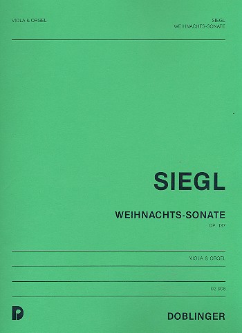 Weihnachtssonate op.137  für Viola und Orgel  