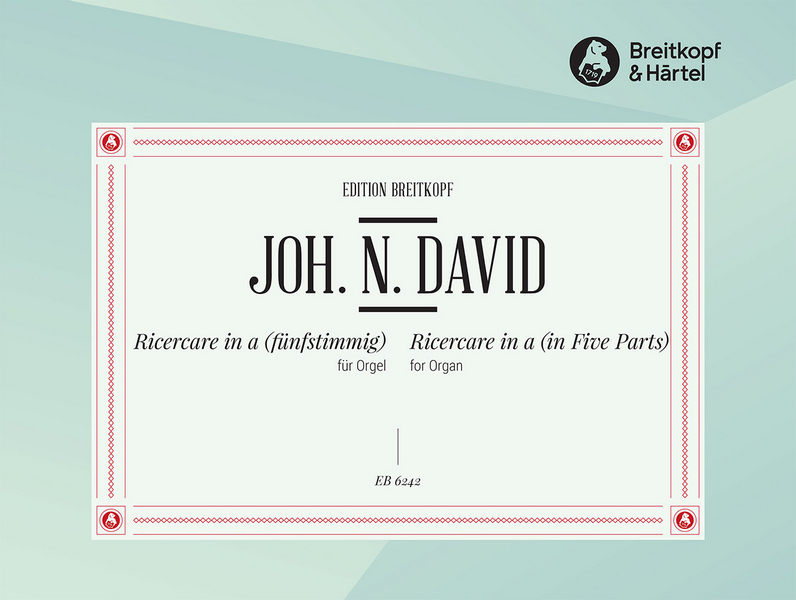 Ricercare (1937)&nbsp;&nbsp;für Orgel&nbsp;&nbsp;