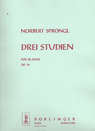 3 Studien op.54  für Klavier  