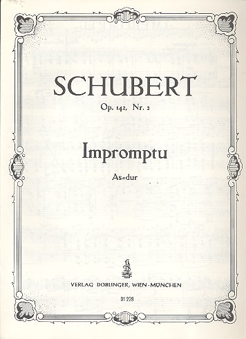 Impromptu As-Dur op.142,2&nbsp;&nbsp;für Klavier&nbsp;&nbsp;