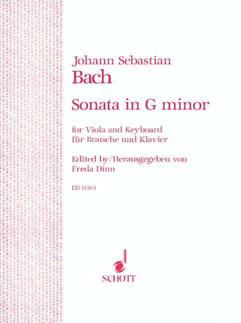 Sonata g minor BWV1020&nbsp;&nbsp;for viola and piano&nbsp;&nbsp;