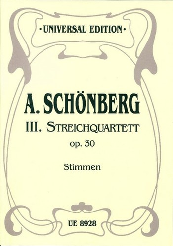 Streichquartett Nr.3 op.30    Stimmen