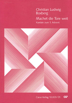 Machet die Tore weit &nbsp;&nbsp;für Sopran, 2 Altblockflöten, 2 Violinen und Bc&nbsp;&nbsp;Partitur