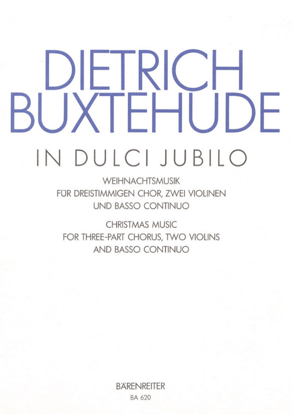 In dulci jubilo&nbsp;&nbsp;für gem Chor (SAM), 2 Violinen und Bc&nbsp;&nbsp;Partitur und Stimmen