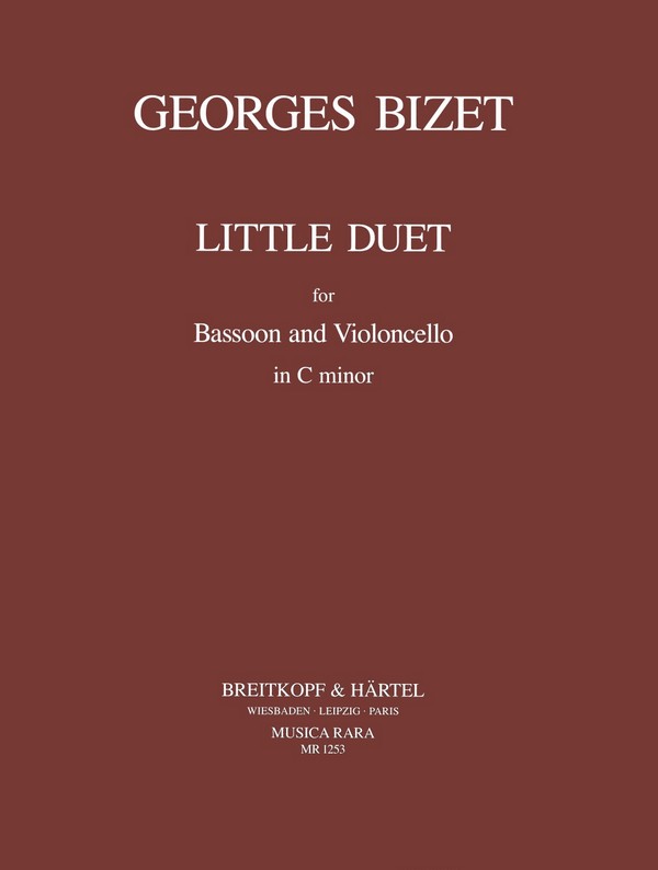 Duettino c minor  for bassoon and cello  score