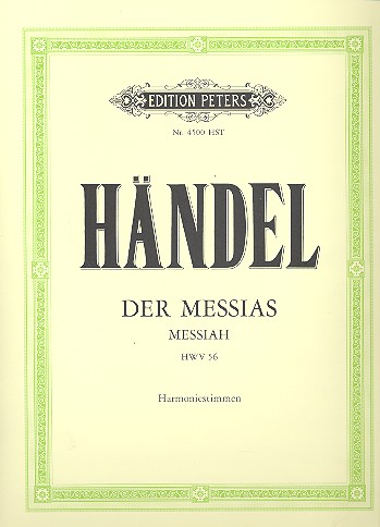 Der Messias HWV56&nbsp;&nbsp;für Soli, Chor und Orchester&nbsp;&nbsp;Harmonie+Pauke