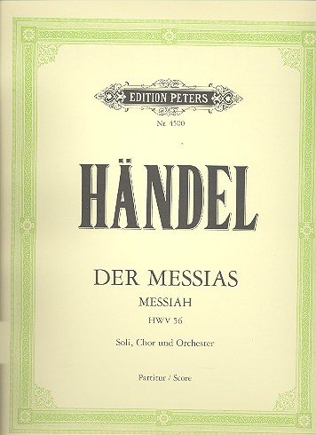 Der Messias HWV56&nbsp;&nbsp;für Soli, Chor und Orchester&nbsp;&nbsp;Partitur (dt/en)