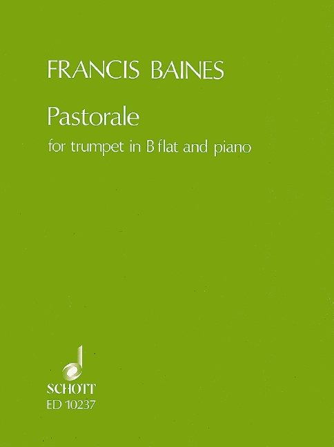 Pastorale  for trumpet and piano  Score and part