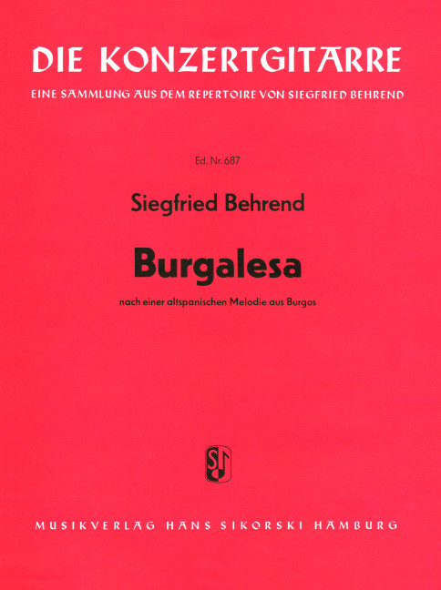 Burgalesca  für Gitarre  