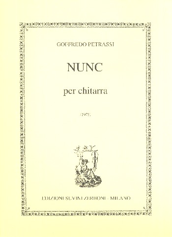 Nunc  per chitarra  