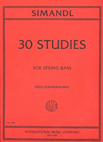 30 Studies  for string bass  