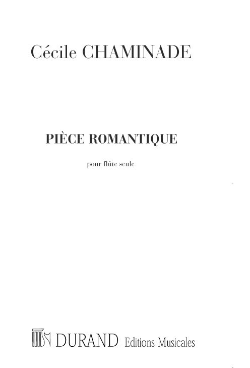 Pièce romantique op.9&nbsp;&nbsp;pour flûte seule&nbsp;&nbsp;