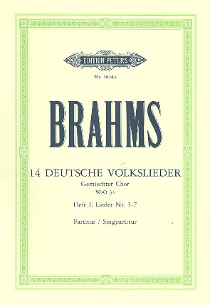 Deutsche Volkslieder Band 1&nbsp;&nbsp;für gem Chor&nbsp;&nbsp;Partitur