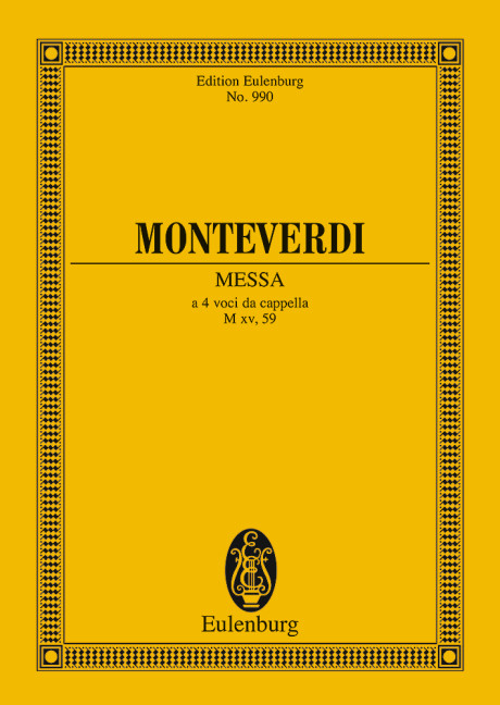 Messe Nr.2&nbsp;&nbsp;für gem Chor (SATB) a cappella oder mit Bc&nbsp;&nbsp;Studienpartitur