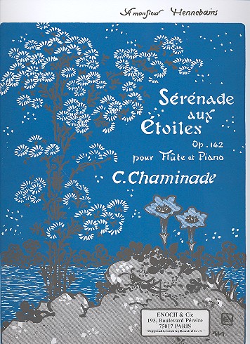 Sérénade aux étoiles op.142&nbsp;&nbsp;pour flute et piano&nbsp;&nbsp;