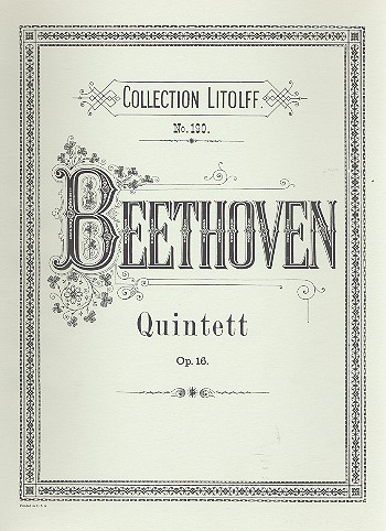 Quintett op.16&nbsp;&nbsp;für Oboe, Klarinette, Horn und Fagott&nbsp;&nbsp;Partitur und Stimmen