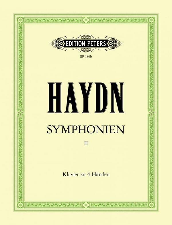Sinfonien Band 2&nbsp;&nbsp;für Klavier zu 4 Händen&nbsp;&nbsp;