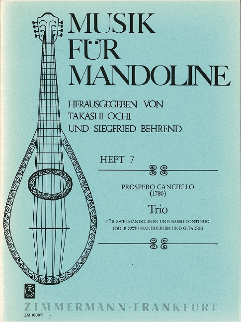 Trio&nbsp;&nbsp;für 2 Mandolinen und Bc&nbsp;&nbsp;