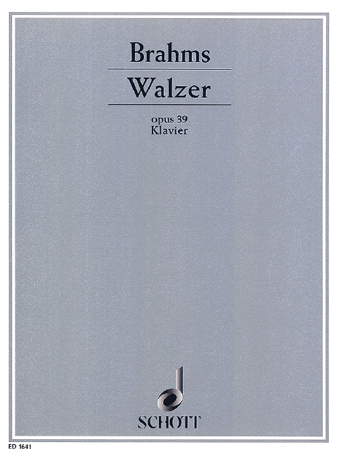 Walzer op. 39&nbsp;&nbsp;für Klavier&nbsp;&nbsp;