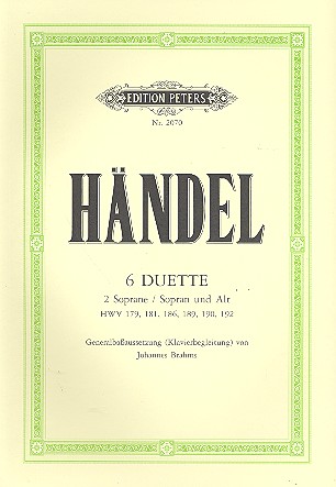 Duette&nbsp;&nbsp;für 2 Soprane und Klavier&nbsp;&nbsp;