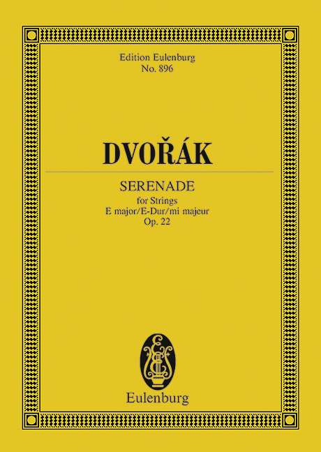 Serenade E-Dur op.22&nbsp;&nbsp;für Streichorchester&nbsp;&nbsp;Studienpartitur