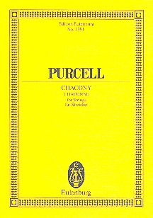 Chaconne  für Streicher  Studienpartitur