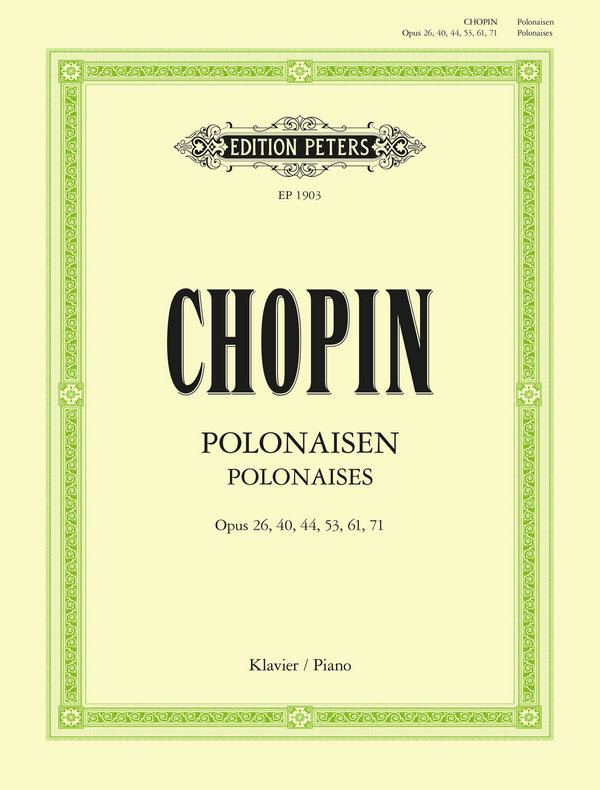 Polonaisen&nbsp;&nbsp;für Klavier&nbsp;&nbsp;