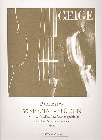 30 Spezial-Etüden in den ersten  5 Lagen op.30 für Violine  