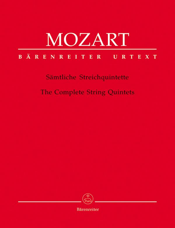 Sämtliche Streichquintette&nbsp;&nbsp;&nbsp;&nbsp;Stimmen