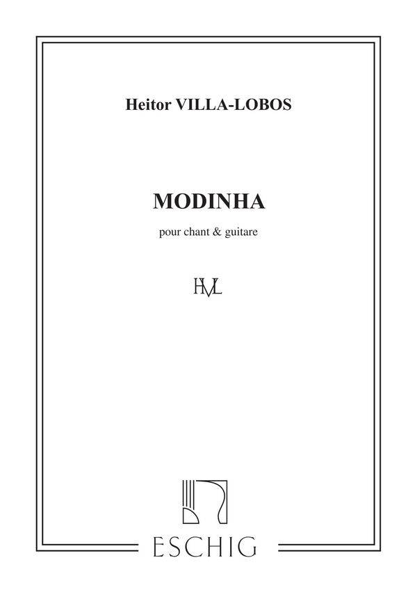 Modinha  pour chant et guitare (port)  