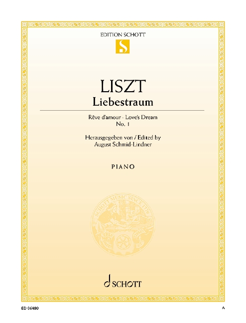 Liebestraum As-Dur Nr.1&nbsp;&nbsp;für Klavier&nbsp;&nbsp;