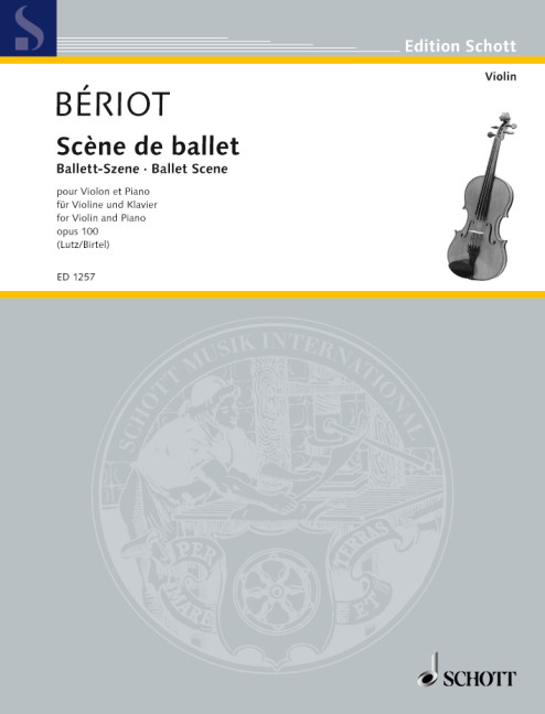 Scène de Ballet op.100  für Violine und Klavier  