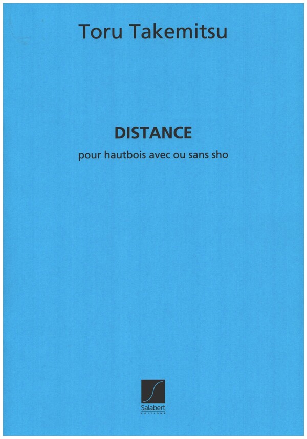 Distance pour hautbois avec ou  sans sho, 1972  partition
