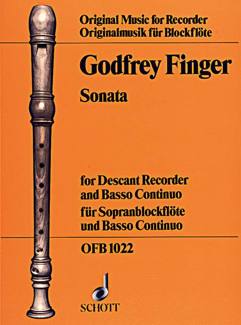 Sonata  for soprano recorder and piano  