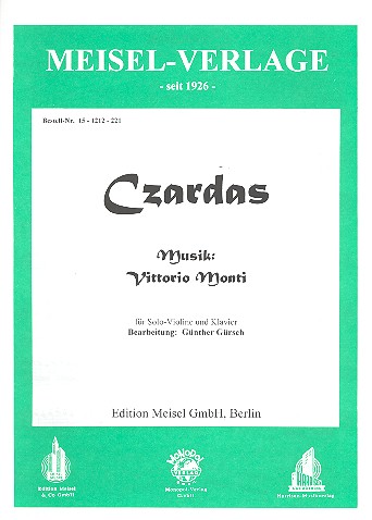 Czardas  für Violine und Klavier  
