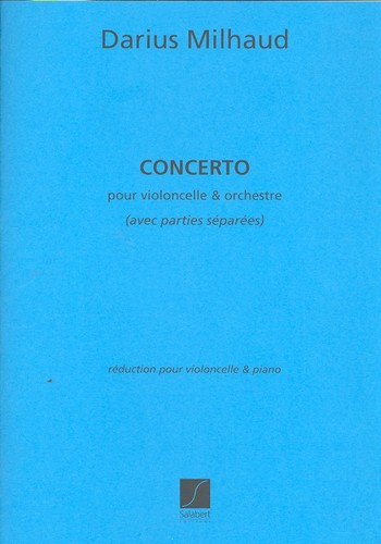Concerto pour violoncelle&nbsp;&nbsp;et orchestre pour&nbsp;&nbsp;violoncelle et piano