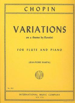 Variations on a Theme by Rossini&nbsp;&nbsp;for flute and piano&nbsp;&nbsp;