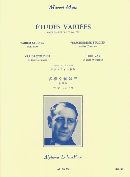 Études variées dans toutes les tonalités&nbsp;&nbsp;pour saxophone&nbsp;&nbsp;