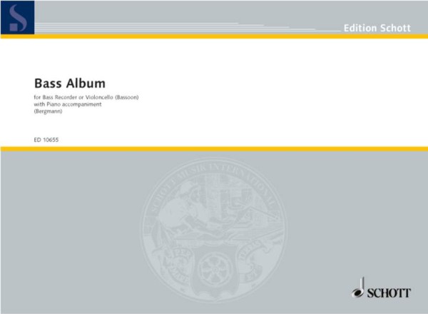 Bass Recorder Album  for bass recorder and piano  