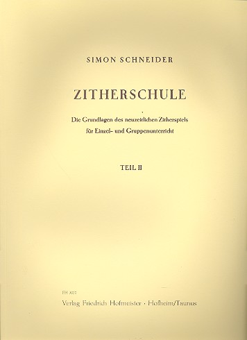 Zitherschule Band 2&nbsp;&nbsp;&nbsp;&nbsp;