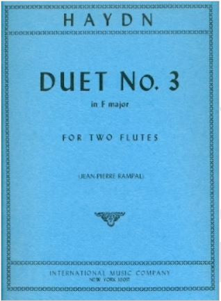 Duet F major no.3&nbsp;&nbsp;for 2 flutes&nbsp;&nbsp;score