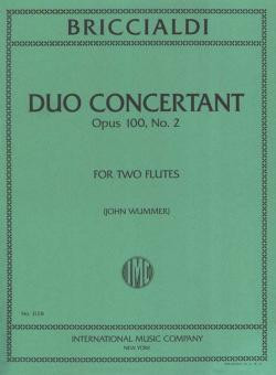 Duo concertant op.100,2&nbsp;&nbsp;for 2 flutes&nbsp;&nbsp;