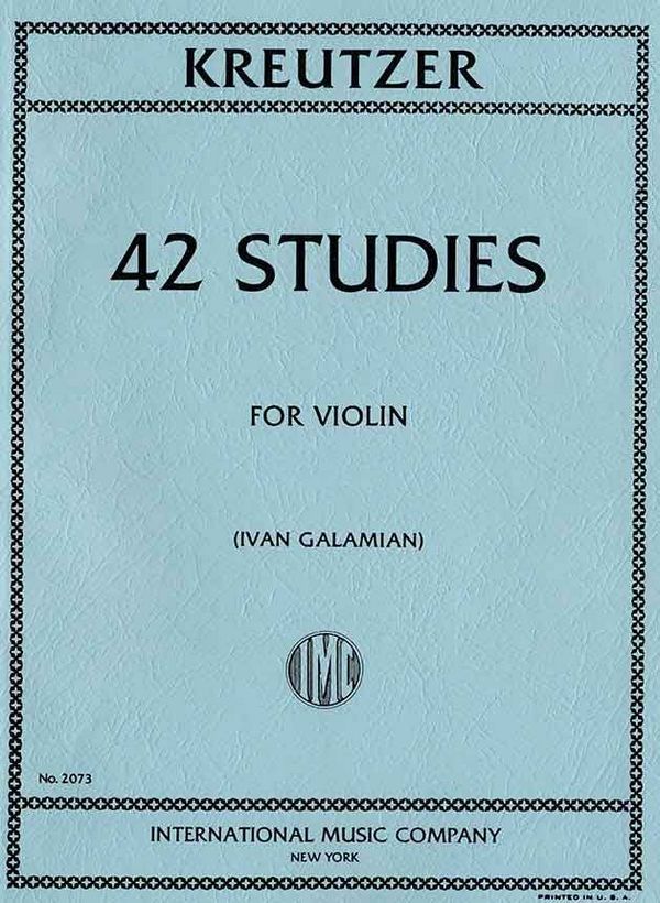 42 Studies  for violin  