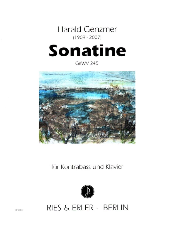 Sonatine GeWV 245  für Kontrabass und Klavier  