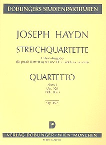 Streichquartett d-moll op.103 Hob.III:83&nbsp;&nbsp;&nbsp;&nbsp;Studienpartitur