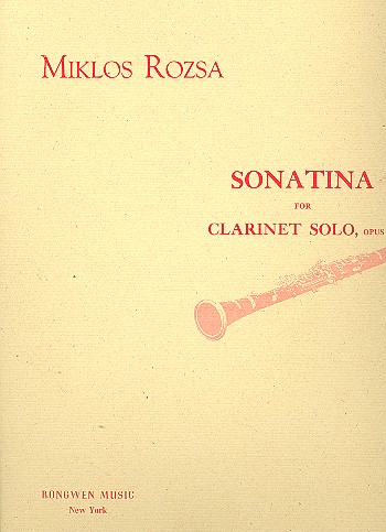 Sonatina op.27  for clarinet solo  