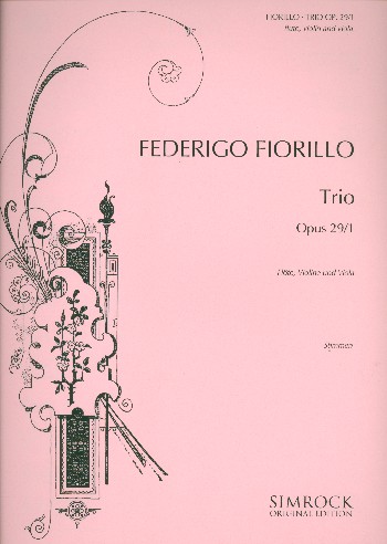 Trio Nr.1 op.29  für Flöte, Violine und Viola  Stimmen